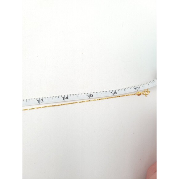 Green Jade Gold Tone Dragon Pendant On 18k Gold Electroplated Chain Necklace - Picture 10 of 10